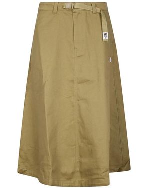 The North Face M66 Belted Twill Midi Skirt - Green