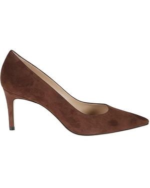 Stuart Weitzman Stuart Power Pumps 75mm - Braun