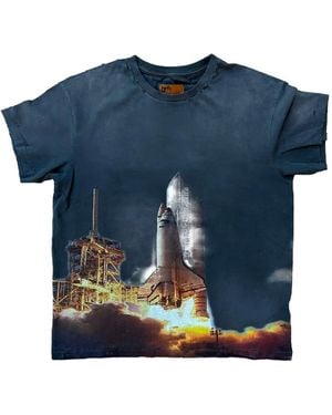 BIRTH OF ROYAL CHILD Rocket T-Shirt - Blue