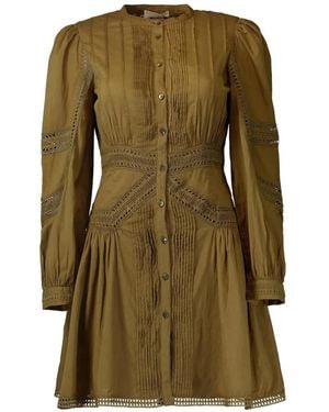 Ulla Johnson Elysia Cotton Mini Dress - Green