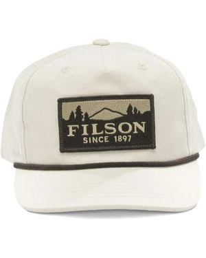 Filson Logo-Patch Rope-Detail Cap - Natural