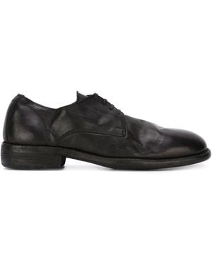 Guidi Schnürschuhe Im Used-Look - Schwarz