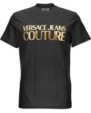 Versace Jeans Couture ロゴ Tシャツ - ブラック