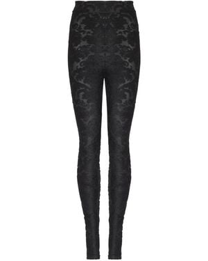 Balmain Baroque Leggings - Black