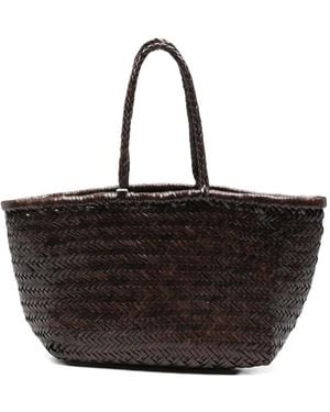 Dragon Diffusion Big Bamboo Triple Jump Woven Tote Bag - Black