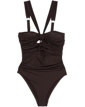 Zimmermann Ring Detail Swimsuit - Black