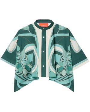 La DoubleJ Mini Foulard Shirt - Green
