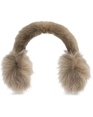 Burberry Fur Earmuffs - Brown