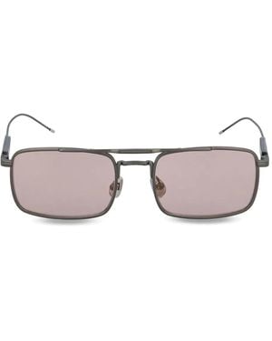 Brunello Cucinelli Pilot-Frame Sunglasses - Grey