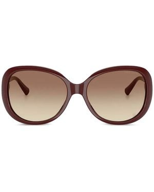 Giorgio Armani Geometric-Frame Sunglasses - Pink