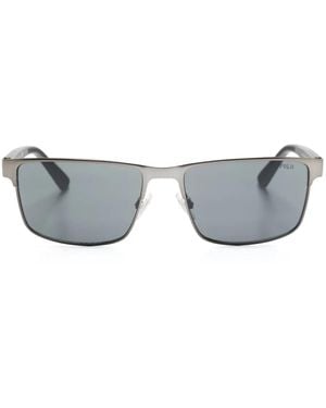 Polo Ralph Lauren Rectangle-Frame Sunglasses - Grey