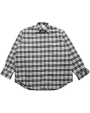 Vetements Kariertes Hemd - Grau