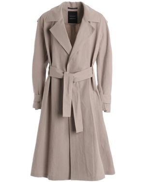 Yohji Yamamoto Trench C/Li À Taille Ceinturée - Multicolour
