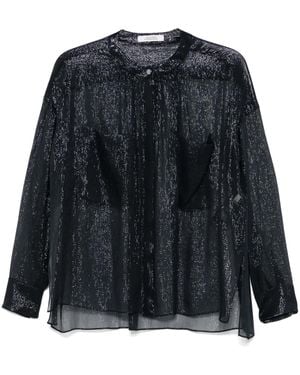 Dorothee Schumacher Shimmering Shine ブラウス - ブラック