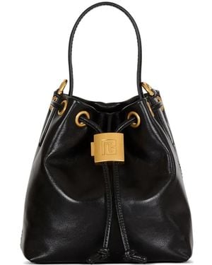 Balmain Pulse Bucket Bag - Black