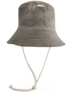 Rick Owens Gilligan Bucket Hat - White