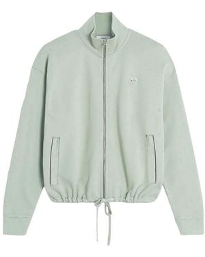Maison Kitsuné ドローストリングヘム ジップアップ ジャケット - グリーン