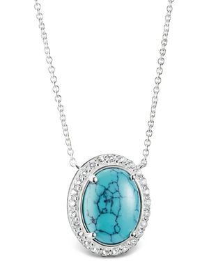 Thomas Sabo Collar Elyndra Con Colgante De Turquesa Y Circonita - Azul