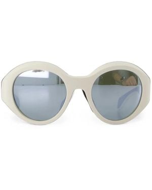 Moncler Futuro Round-Frame Sunglasses - Blue