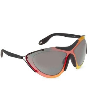 Givenchy Geometric-Frame Sunglasses - Red
