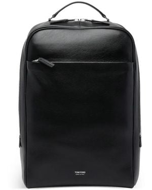 Tom Ford Mochila Classic con cremallera - Negro