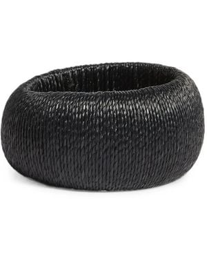 Liviana Conti Annette Woven Slip-On Bangle - Black