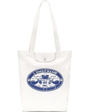 Longchamp ル プリアージュ ハンドバッグ M - ホワイト