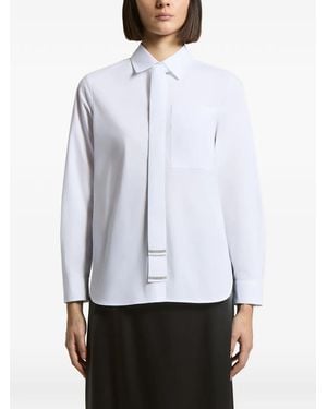 Peserico Patch-Pocket Long-Sleeved Shirt - White