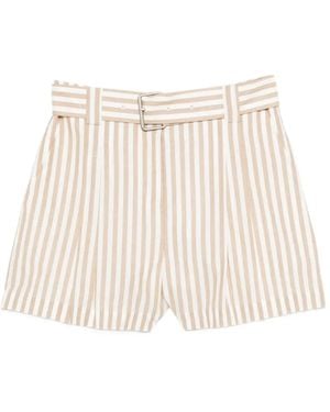 IRO Anemone Striped Cotton Shorts - Natural