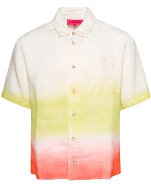 The Elder Statesman Sulfur Gradient Shirt - White