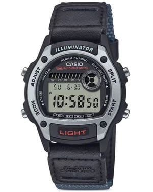 G-Shock Reloj Digital De Cuero De Mm - Azul