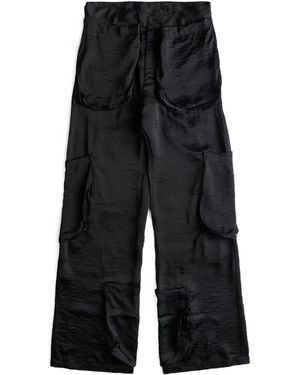 Edward Cuming Wide-Leg Pants - Black