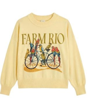 FARM Rio Bicycle Graphic Jumper - Metallic