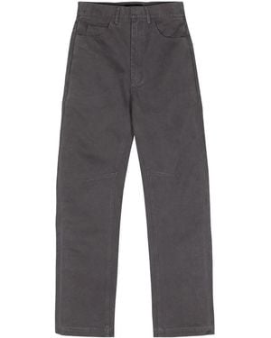 Entire studios Task Mid-Rise Straight-Leg Trousers - Grey