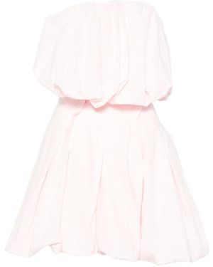 Magda Butrym Bubble-Hem Mini Dress - White