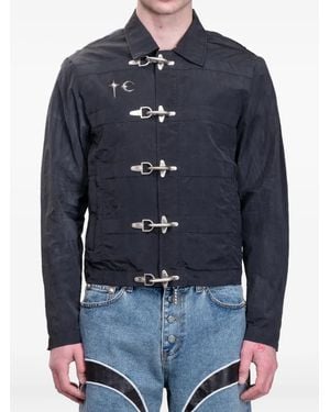 THUG CLUB Scarred Bio Soldier Jacket - Blue