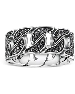 Thomas Sabo Ring Mit Panzerkette - Weiß