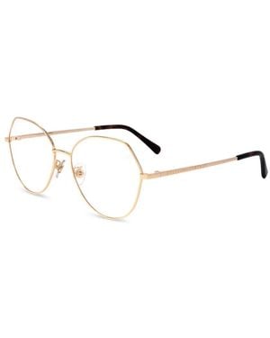 Stella McCartney Geometric-Frame Glasses - Natural