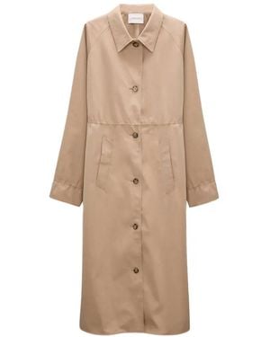 Dorothee Schumacher Single-Breasted Trench Coat - Natural