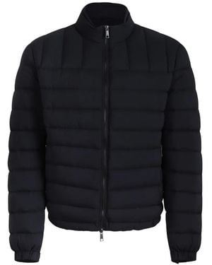 Add Quilted Zip-Up Jacket - Blue