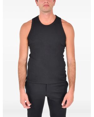 James Perse La Skate Ribbed Tank Top - Black