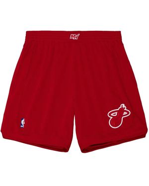 Mitchell & Ness Nba Heat 2012 Shorts - Red