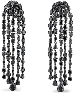 Anabela Chan 18K Cascade Diamond Earrings - White