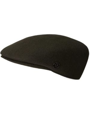 Maison Michel Flache Oliver Baseballkappe - Schwarz