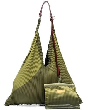 MULTITUDES BAGS Audrey Pleated Shoulder Bag - Green