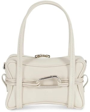 BIASIA Mini Edwige 4Ever Carabiner Tote Bag - White