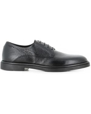 Alexander Hotto Deby Grainy Leather Derby Shoes - Grey