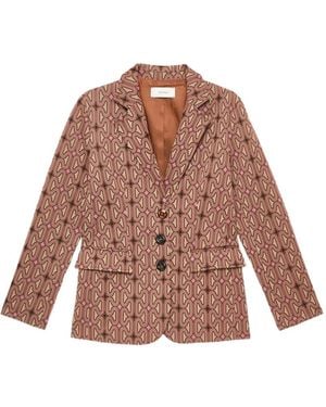 Maliparmi Jacquard-Interlock Blazer - Pink