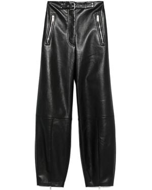 Nanushka Buckle-Detail Trousers - Black