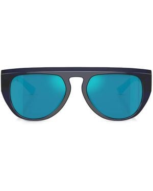 Ferrari Sonnenbrille Mit Ovalem Gestell - Blau